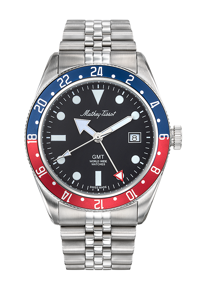 Mathey-Tissot Rolly Red Blue 